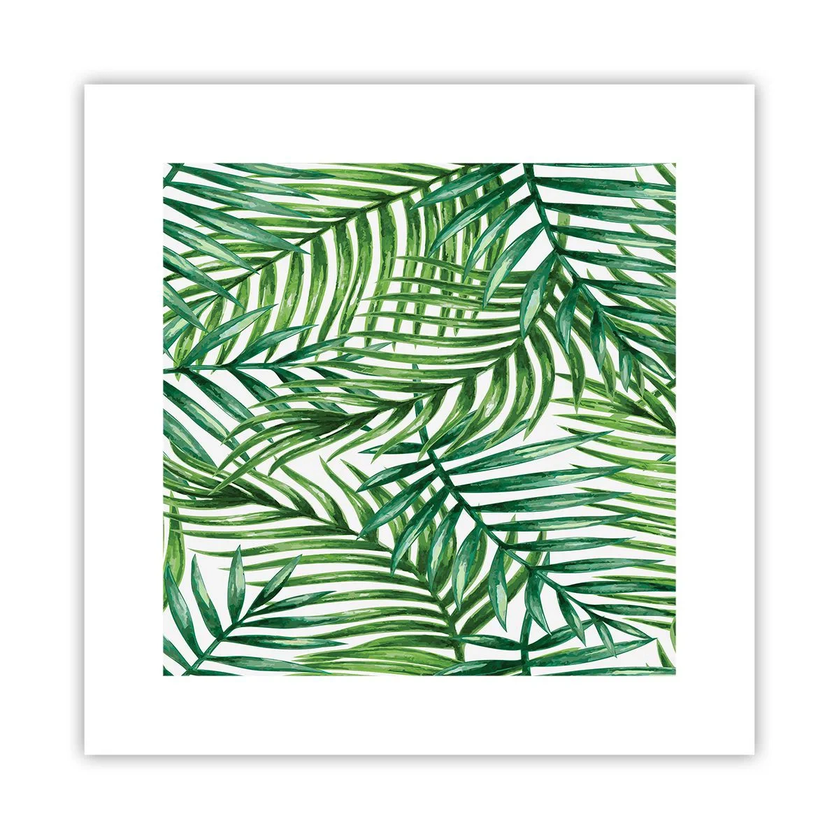 Plakat - Under det grønne baldakin - 30x30 cm