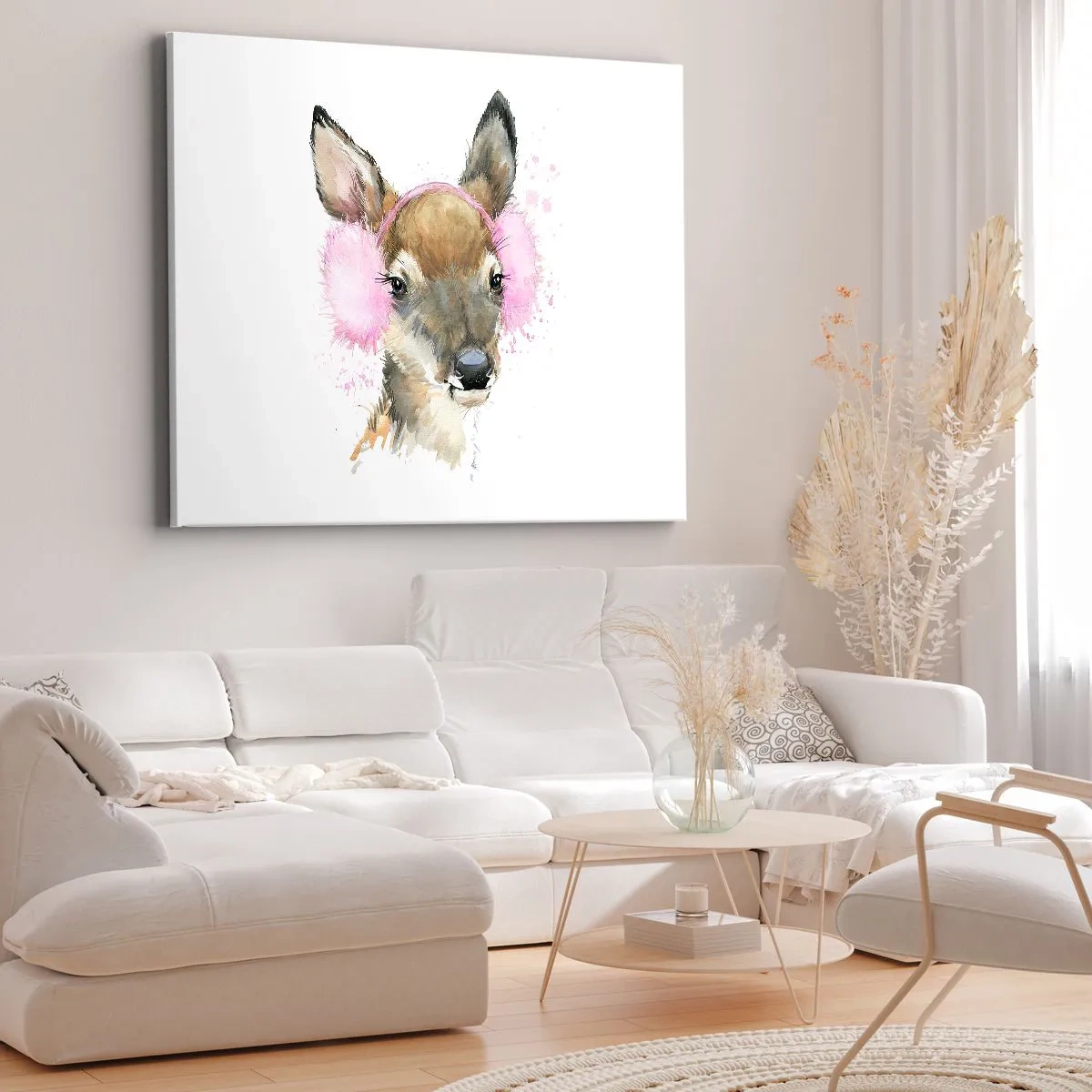 Lærredstryk - Billede på lærred - Og frosten er ikke længere skræmmende - 100x70 cm