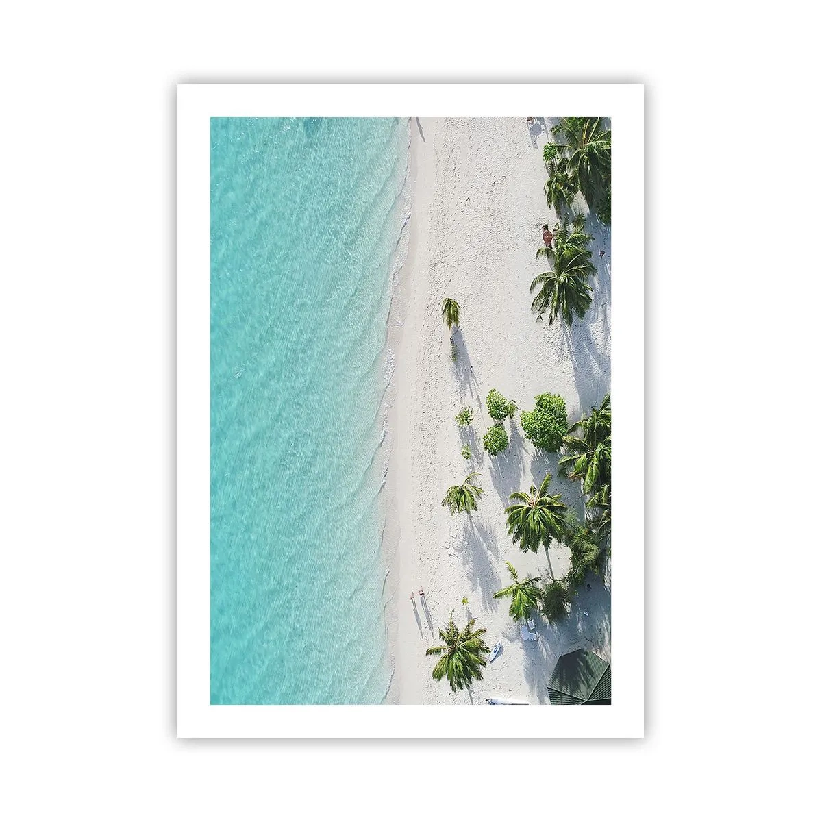 Plakat - Ferie i paradis - 50x70 cm