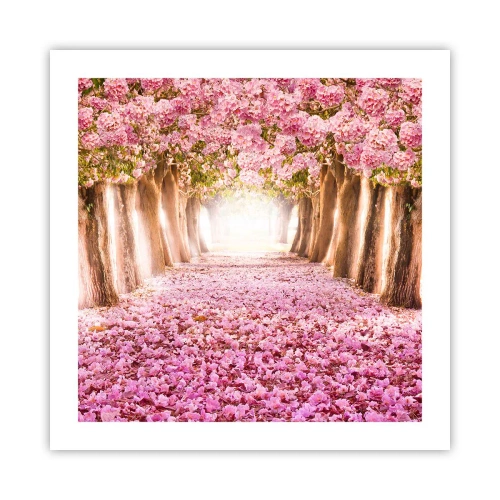 Plakat - Vejen til paradis - 50x50 cm