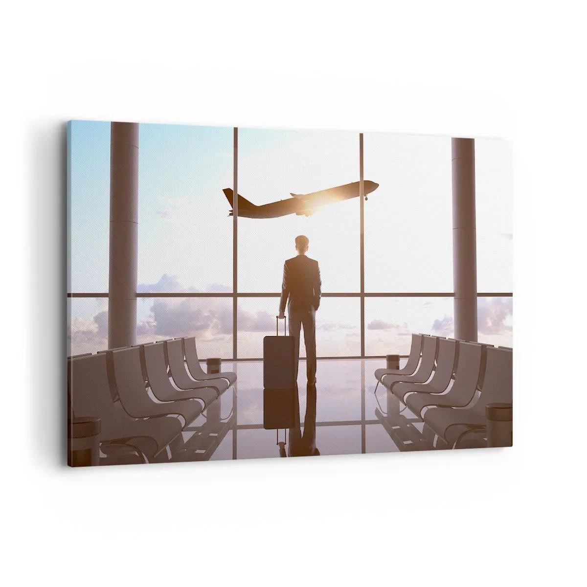 Lærredstryk - Billede på lærred - Du har tid, sæt farten ned - 120x80 cm