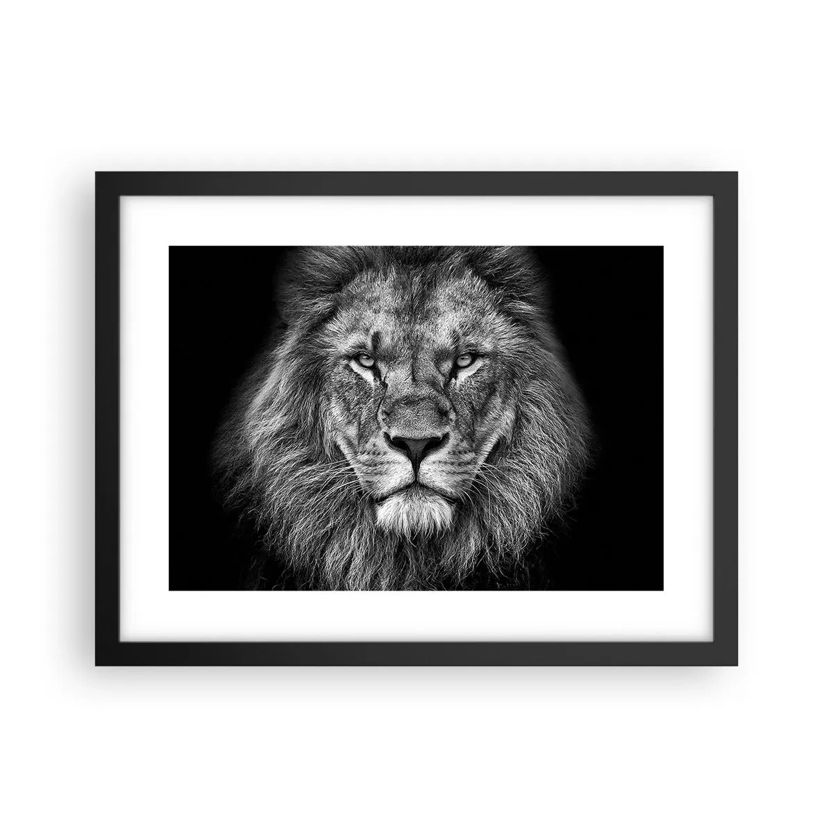 Plakat i sort ramme - I kroningsklædning - 40x30 cm
