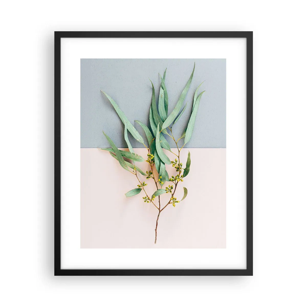 Plakat i sort ramme - Pastelfarvernes subtilitet - 40x50 cm