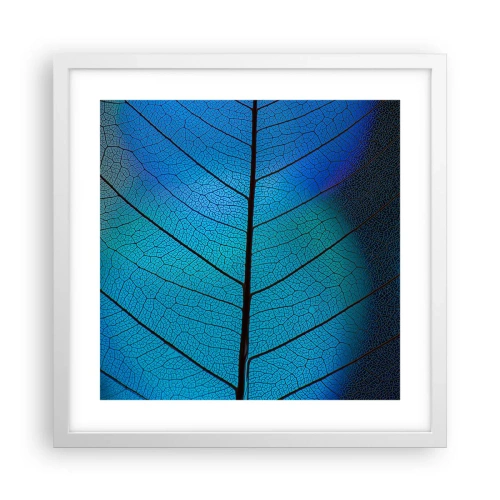 Plakat i hvid ramme - Indviklet konstruktion - 40x40 cm