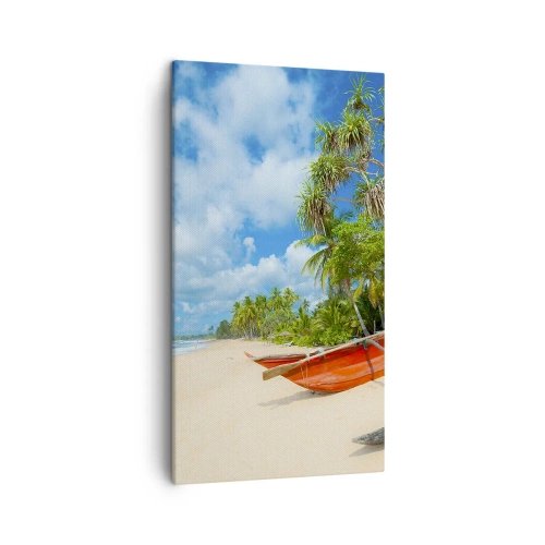 Lærredstryk - Billede på lærred - Tropernes charme - 45x80 cm