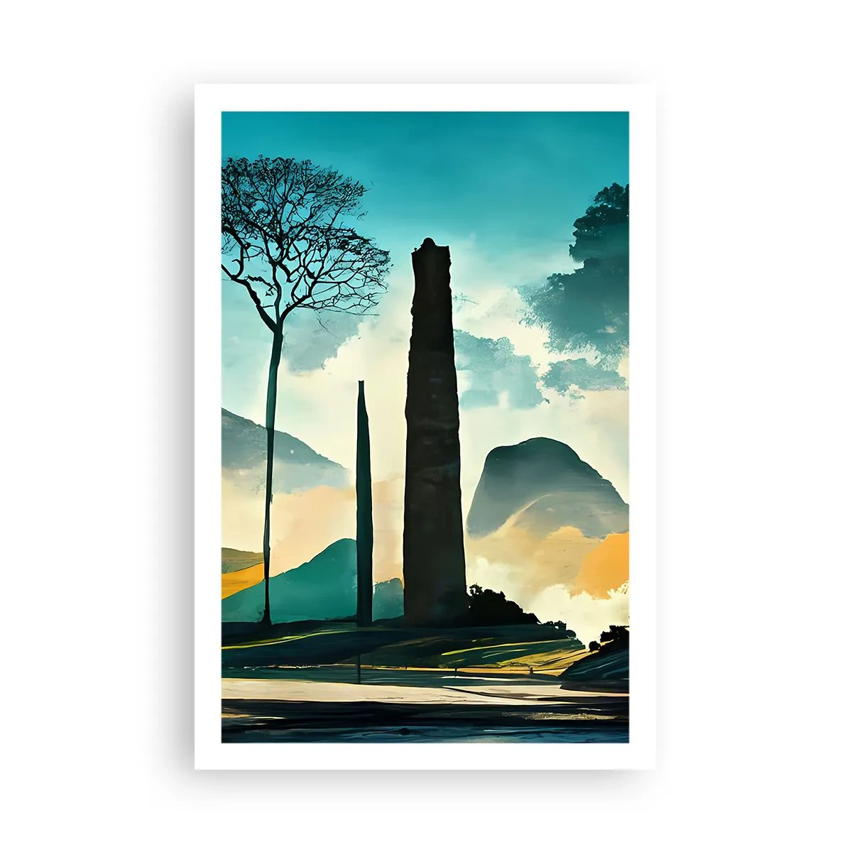 Plakat - Stadig højere og højere - 61x91 cm