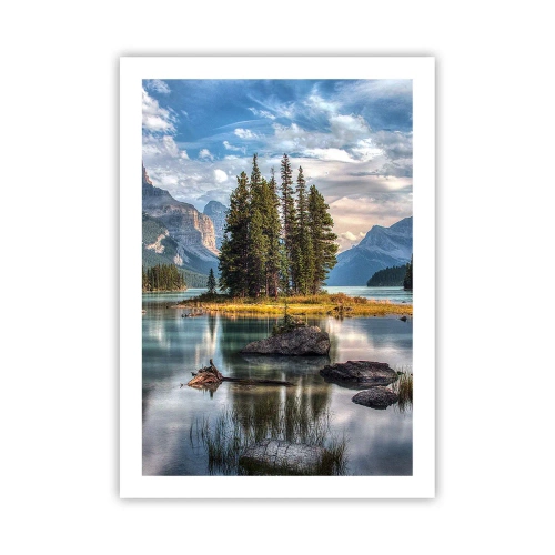 Plakat - Over store og klare vande… - 50x70 cm