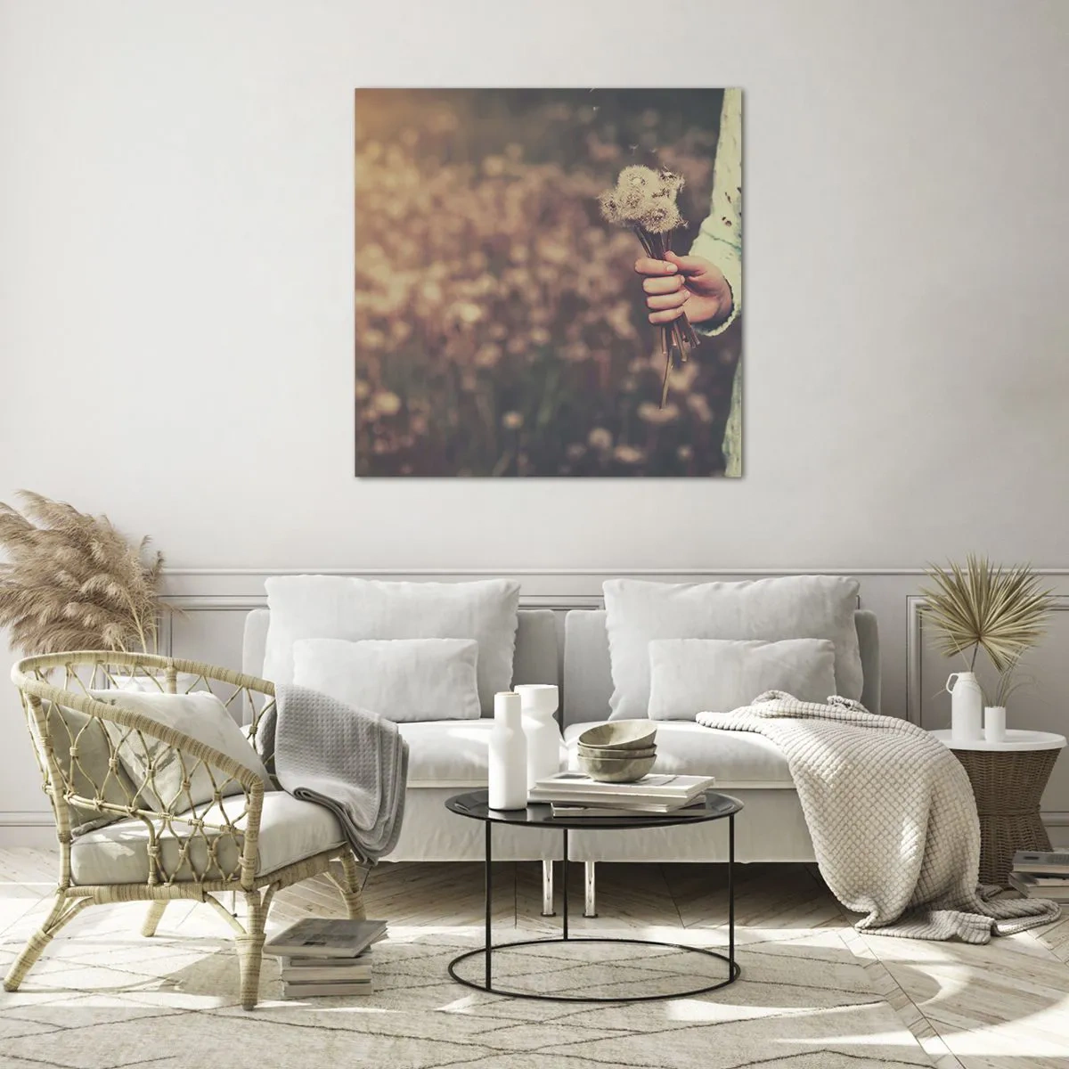 Billede på glas - Behold dem, venligst - 70x70 cm