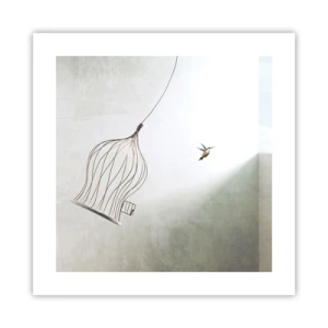 Plakat - I sit elementet - 40x40 cm