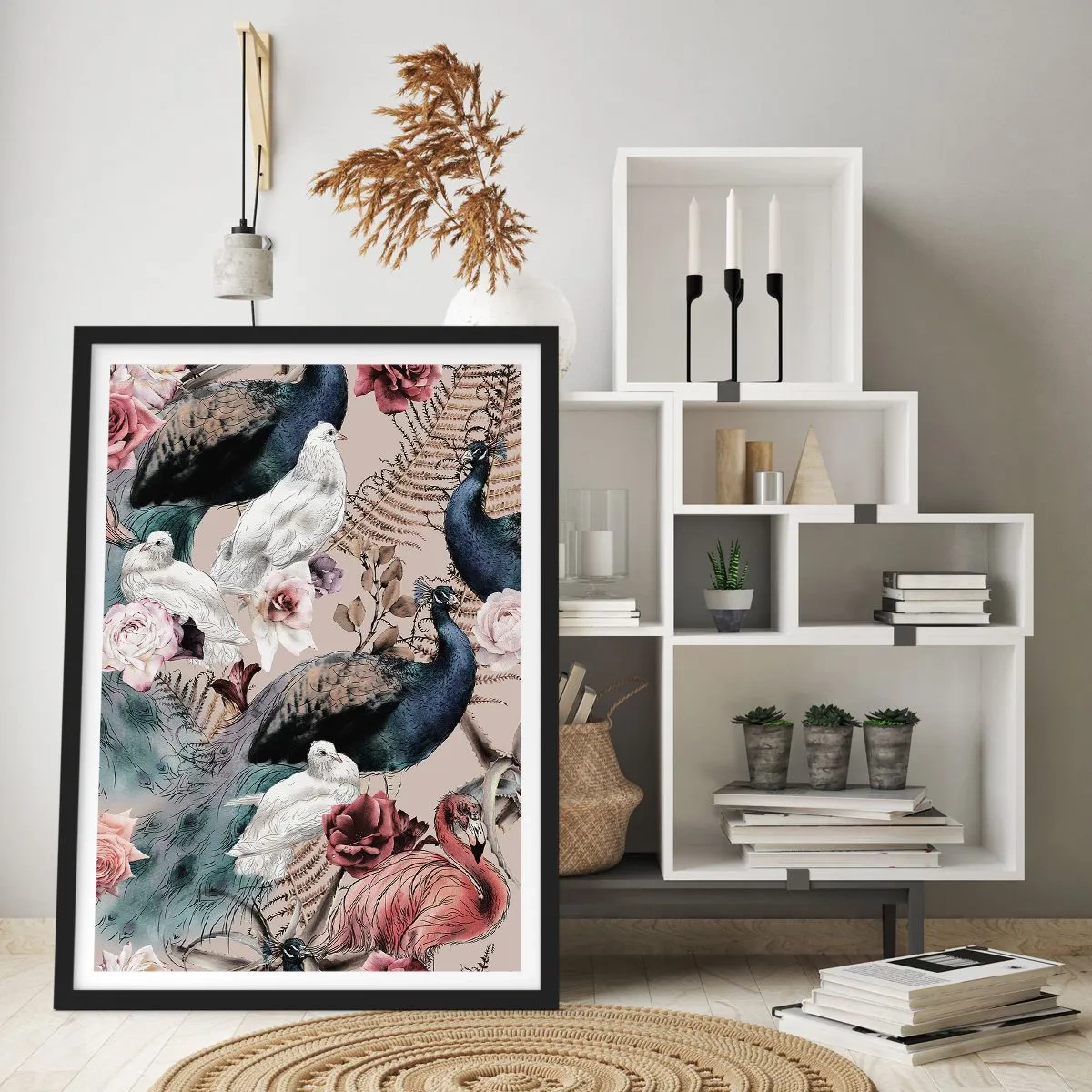 Plakat i sort ramme - I paladsets have - 40x50 cm