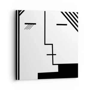 Lærredstryk - Billede på lærred - Bare et kys - 30x30 cm