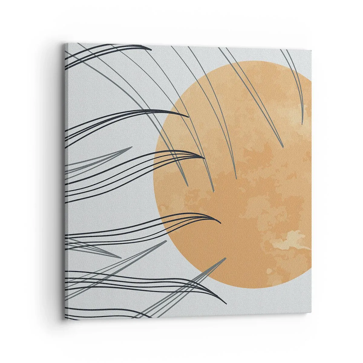 Lærredstryk - Billede på lærred - Altid mod solen - 70x70 cm