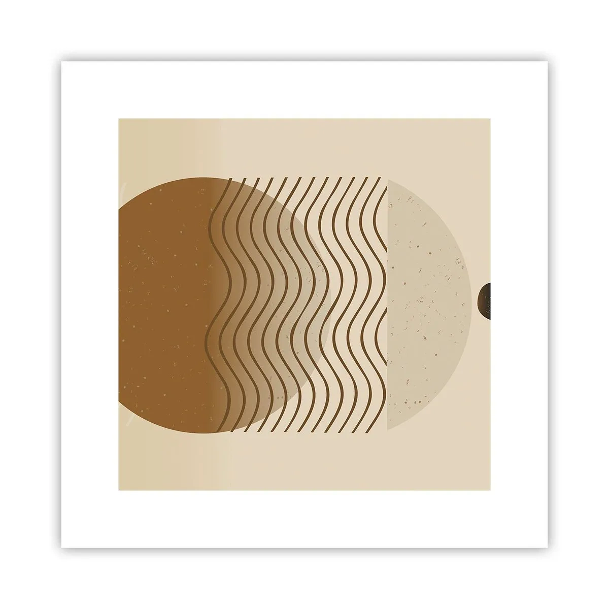 Plakat - Om geometriske figurers oprindelse - 30x30 cm