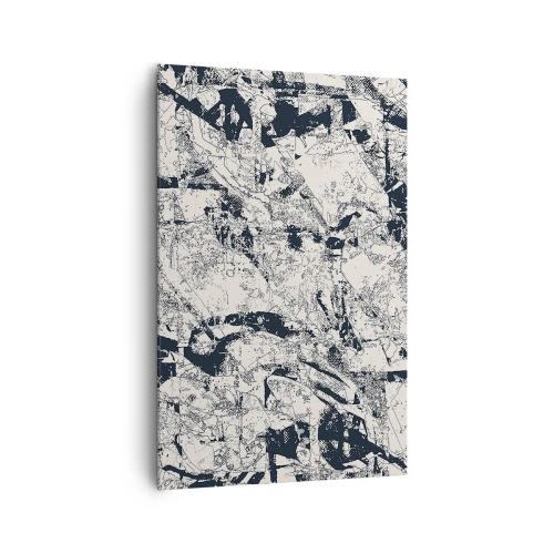 Lærredstryk - Billede på lærred - Modsætningernes gennemtrængning - 80x120 cm
