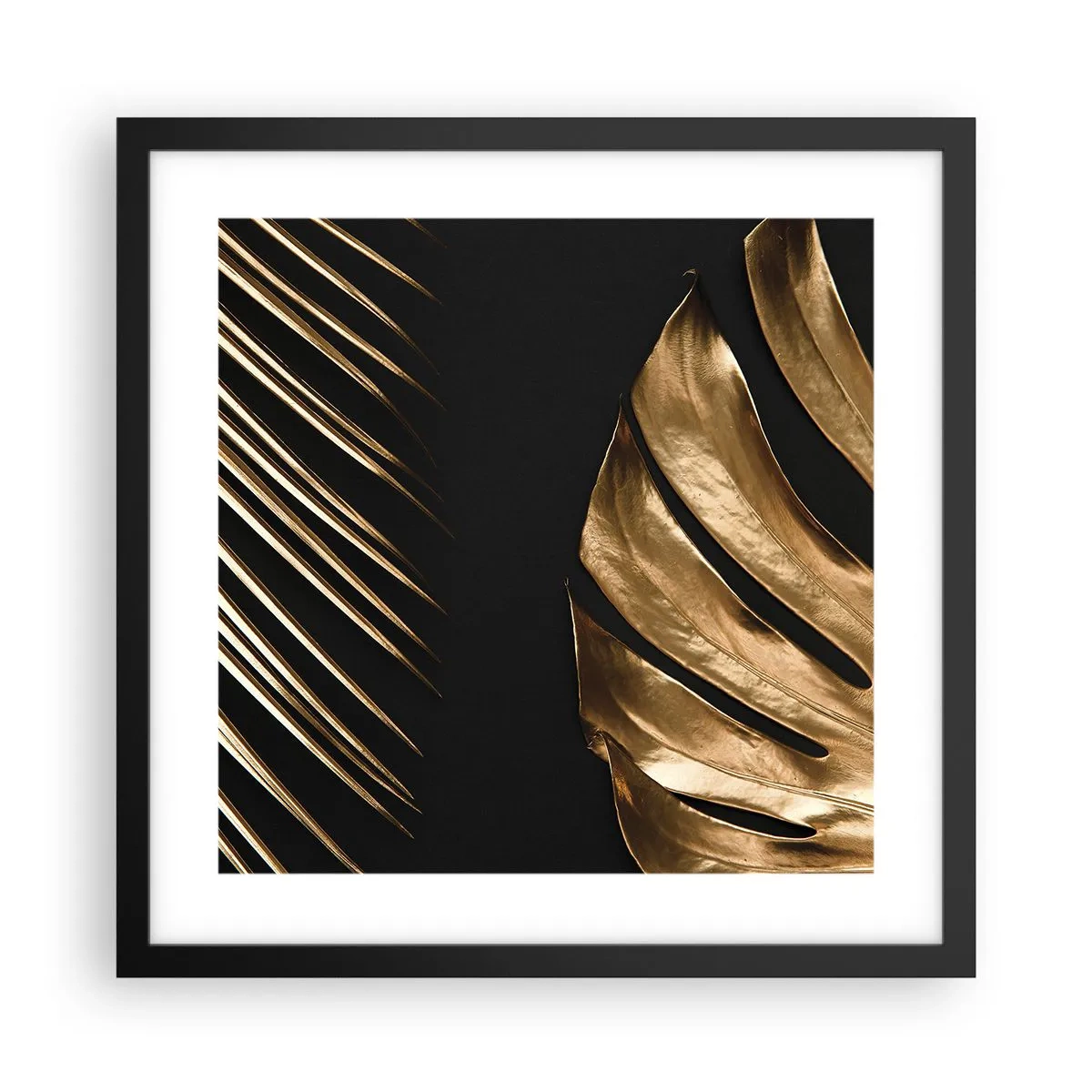 Plakat i sort ramme - Forskellige, og lige dyre - 40x40 cm