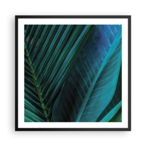 Plakat i sort ramme - Anatomi af en grøn - 60x60 cm