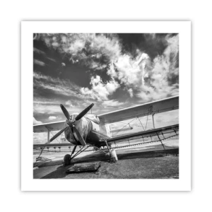 Plakat - Jeg kan ikke vente! - 50x50 cm