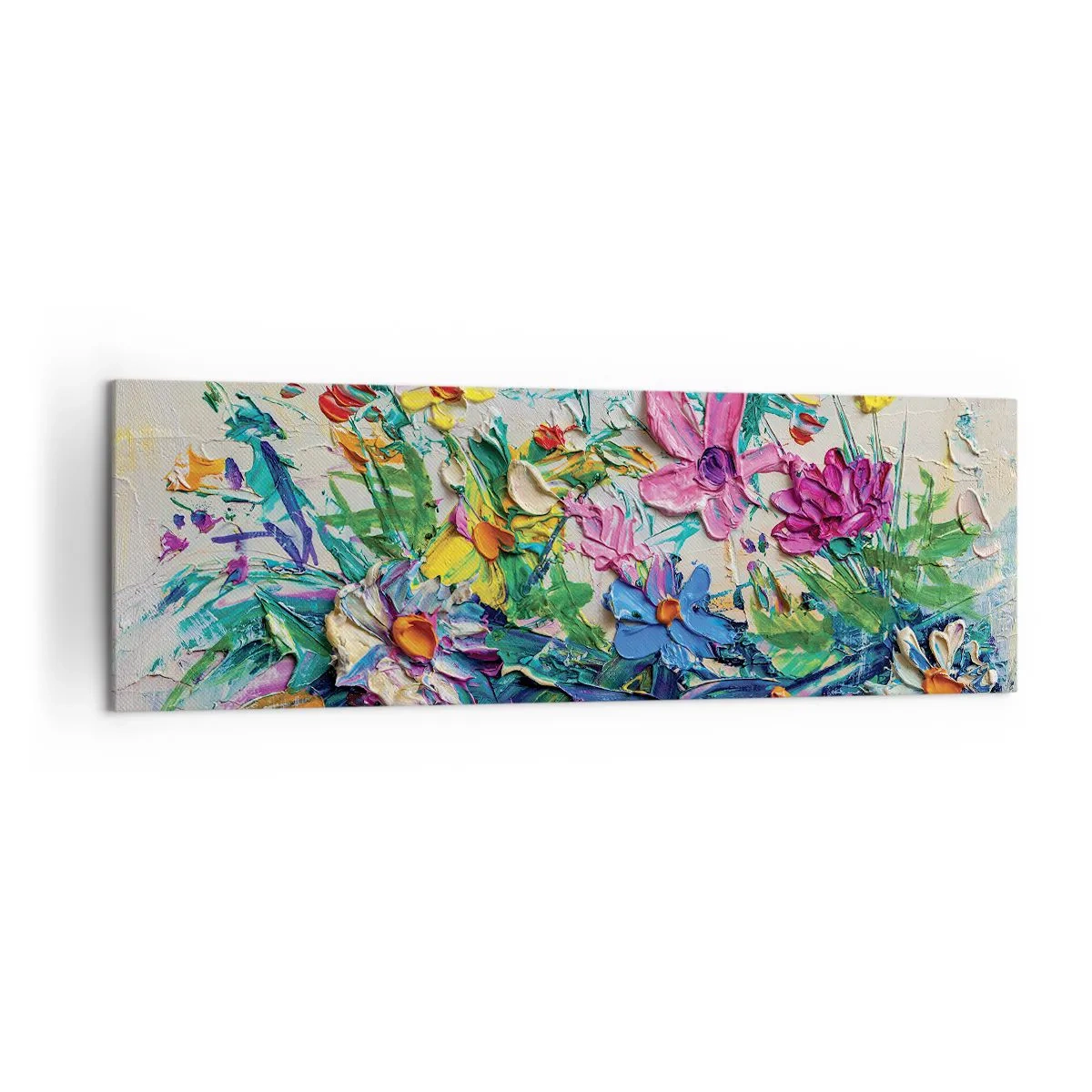 Lærredstryk - Billede på lærred - Overhovedet ikke et stilleben - 160x50 cm