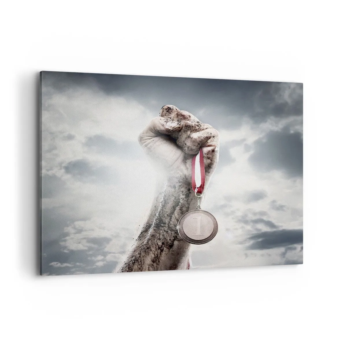 Lærredstryk - Billede på lærred - Per aspera ad astra - 100x70 cm