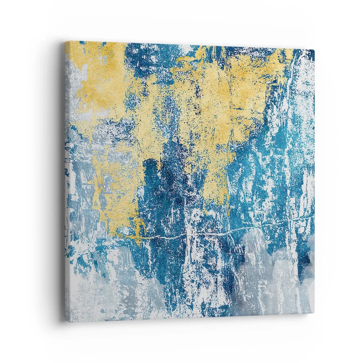 Lærredstryk - Billede på lærred - En fredfyldt abstraktion - 40x40 cm