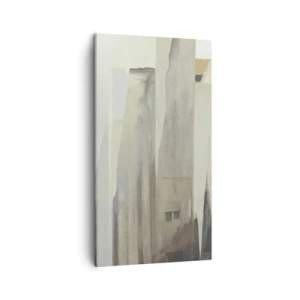 Lærredstryk - Billede på lærred - En drøm om byen - 45x80 cm