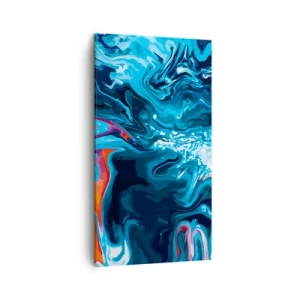 Lærredstryk - Billede på lærred - En rejse ind i himlen - 45x80 cm