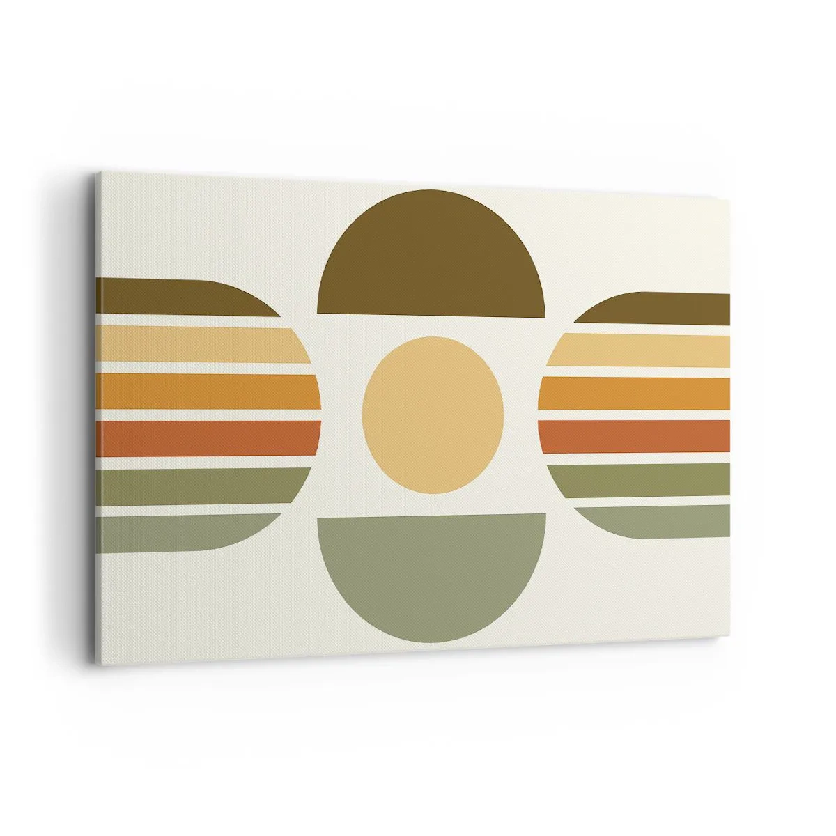 Lærredstryk - Billede på lærred - I jordfarver - 120x80 cm