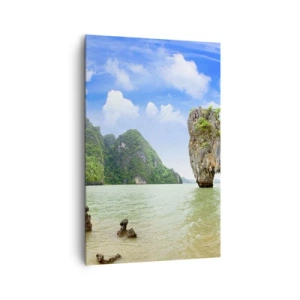 Lærredstryk - Billede på lærred - Klippeagtige naturvidundere - 80x120 cm