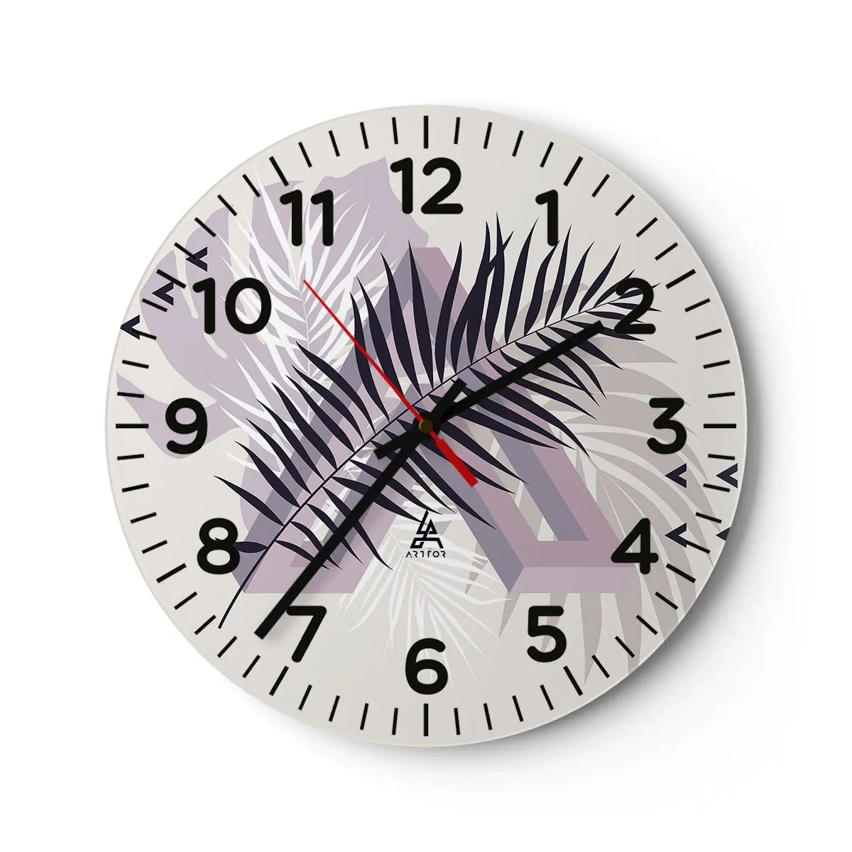 Vægur, Uret - Skygge af en skygge - 40x40 cm