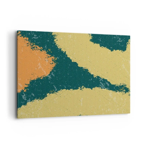Lærredstryk - Billede på lærred - Abstraktion - i slowmotion - 100x70 cm