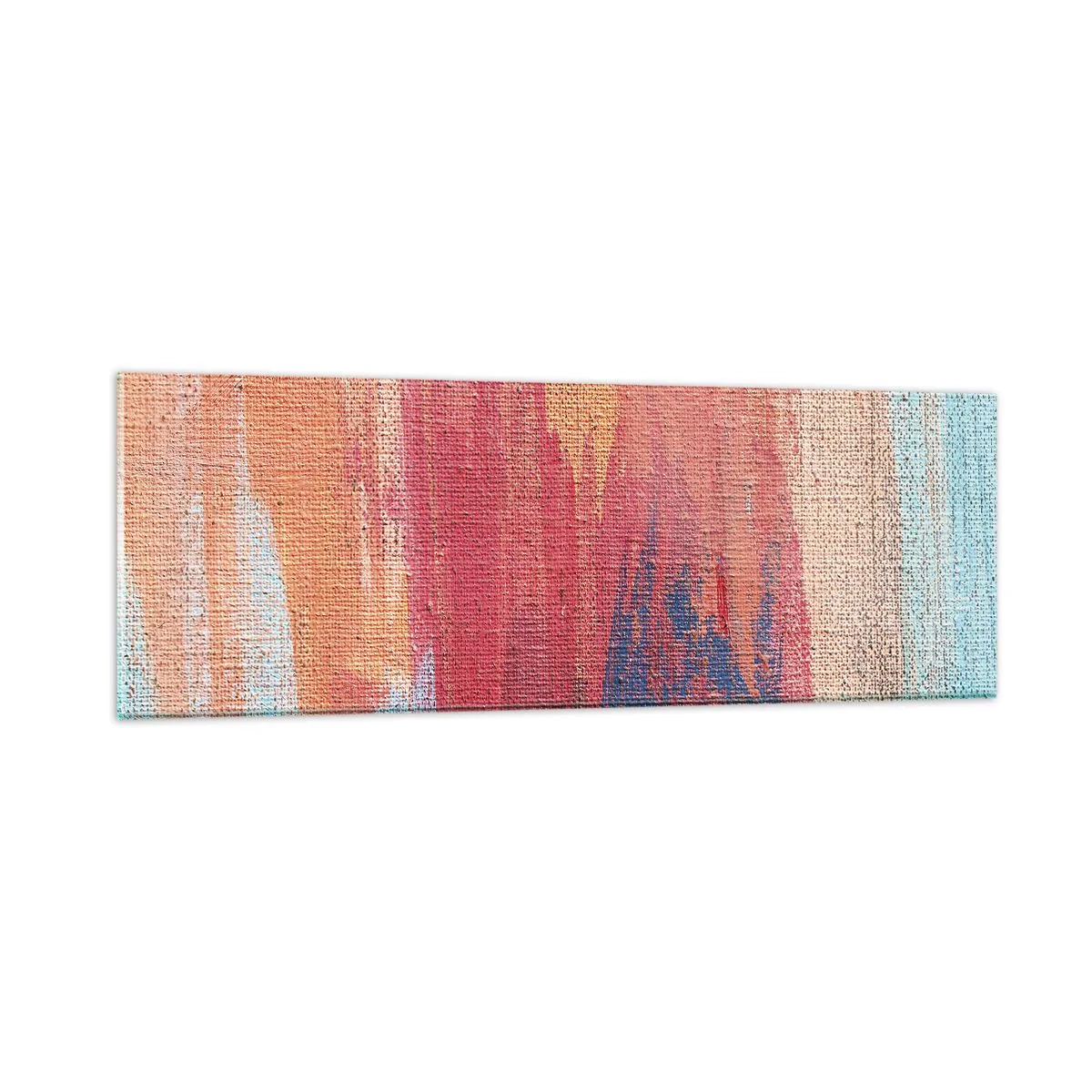 Billede på glas - Lad en regnbue flyde - 90x30 cm