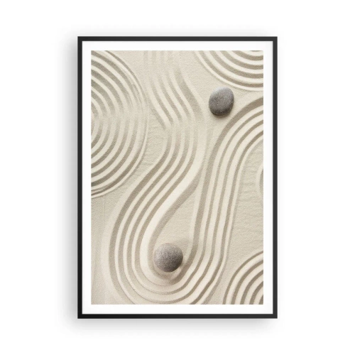 Plakat i sort ramme - Et strejf af varme - 70x100 cm