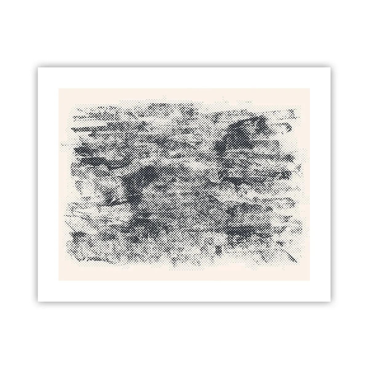 Plakat - Tågeagtig sammensætning - 50x40 cm