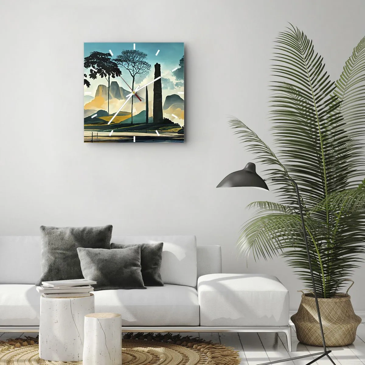 Vægur, Uret - Stadig højere og højere - 30x30 cm