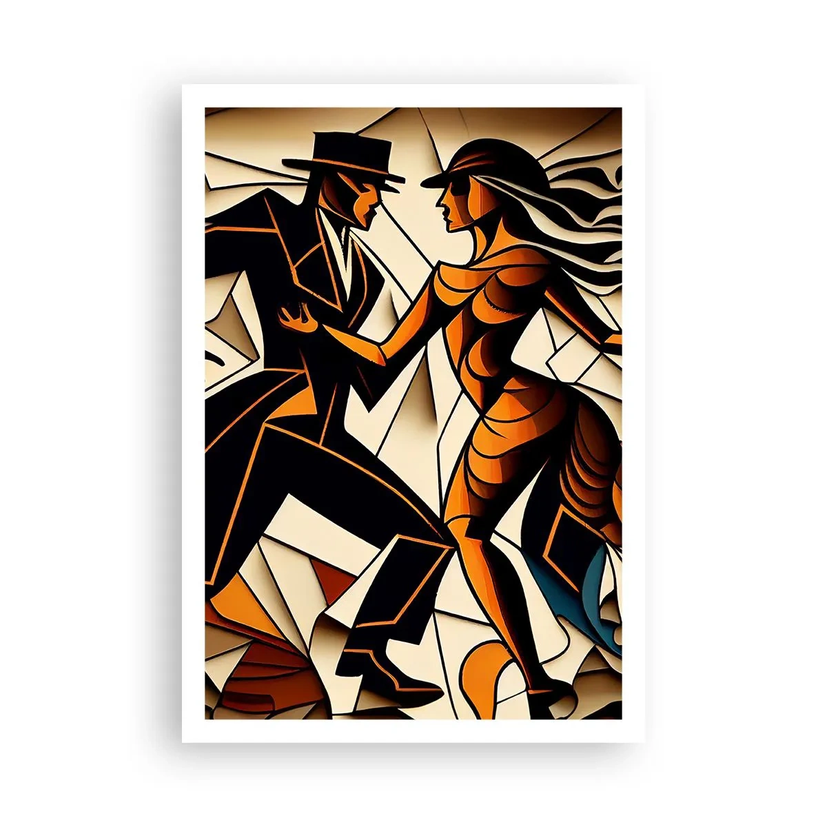 Plakat - Dans af lidenskab og passion - 70x100 cm