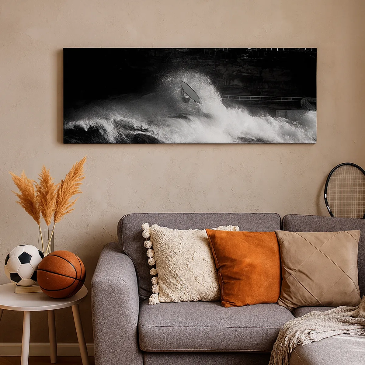 Lærredstryk - Billede på lærred - Udfordring accepteret! - 30x30 cm