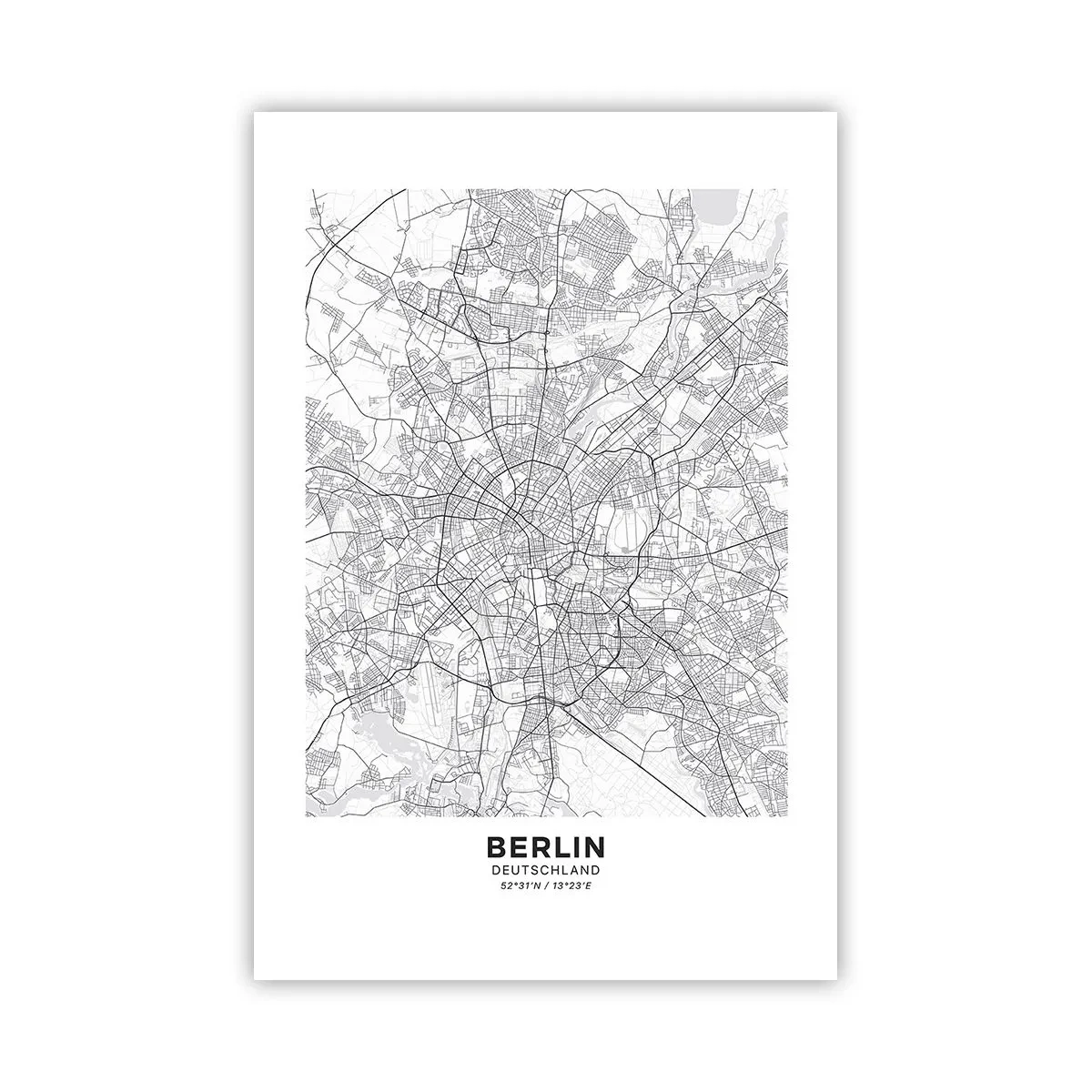 Plakat - Berlins blomst - 61x91 cm