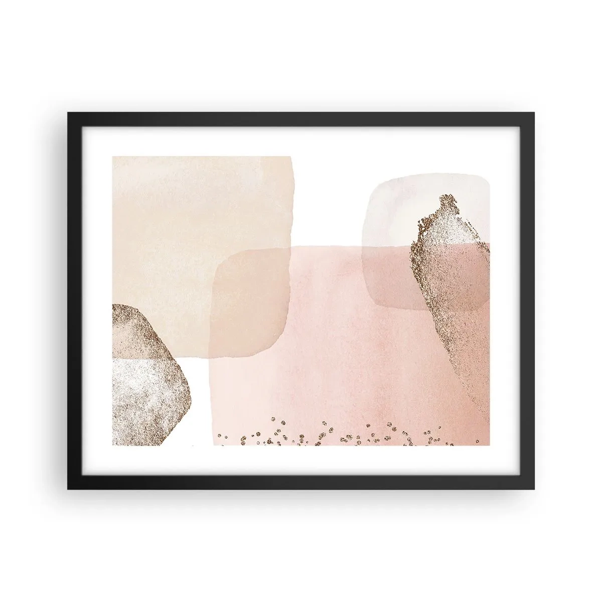 Plakat i sort ramme - Et kig gennem farver - 50x40 cm