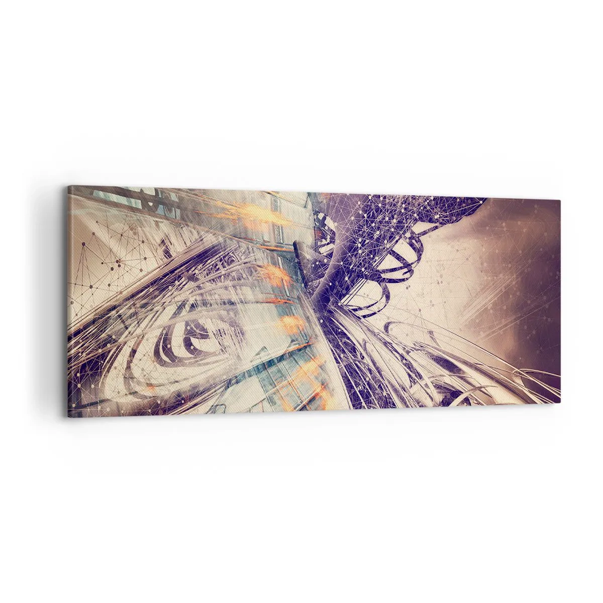 Lærredstryk - Billede på lærred - I stor hast - 100x40 cm