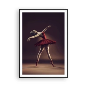 Plakat i sort ramme - Prima ballerina - 70x100 cm