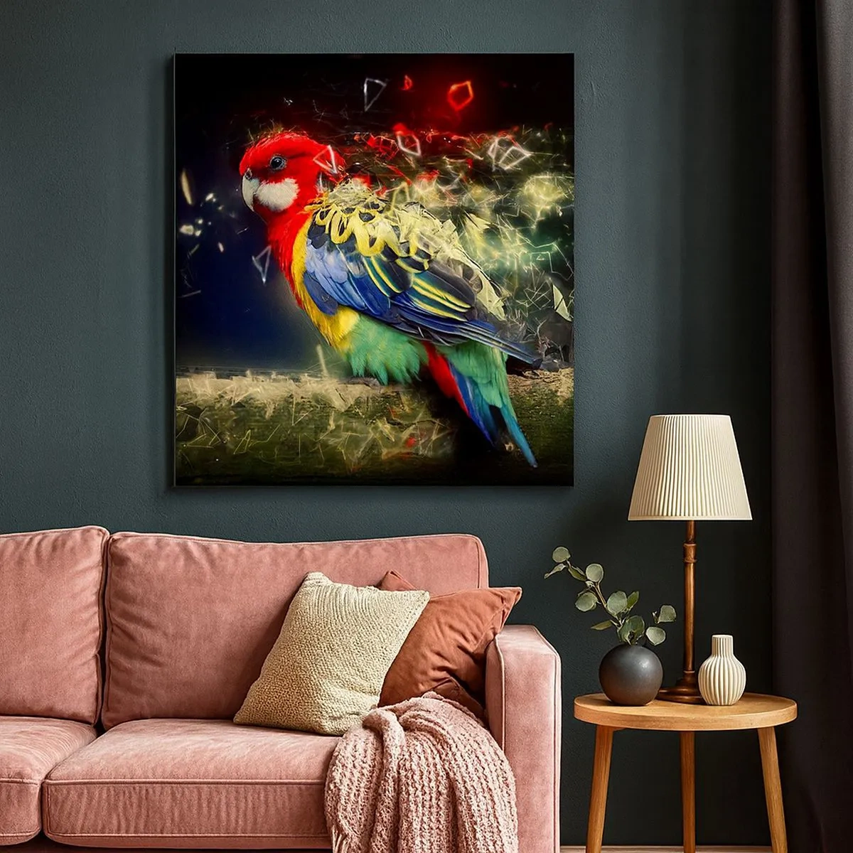 Lærredstryk - Billede på lærred - Budbringeren af udstråling - 30x30 cm