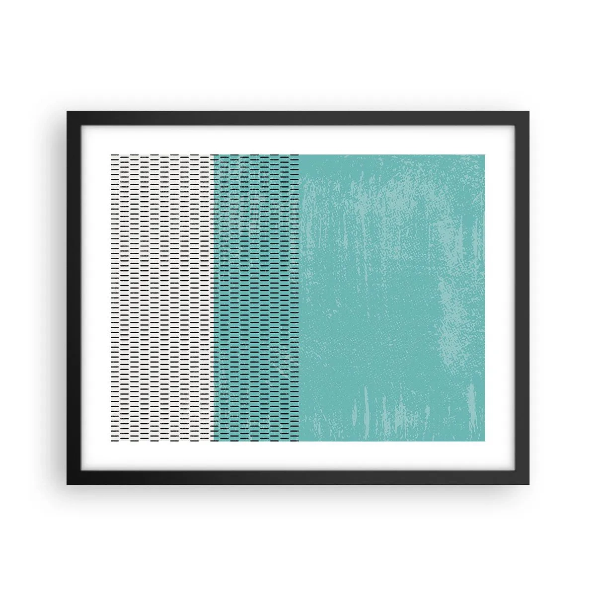 Plakat i sort ramme - Balanceret sammensætning - 50x40 cm