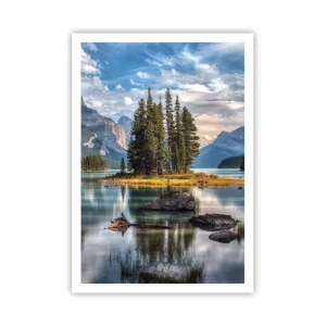 Plakat - Over store og klare vande… - 70x100 cm