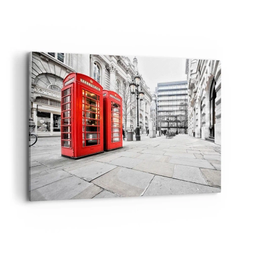 Lærredstryk - Billede på lærred - Welcome to London - 100x70 cm