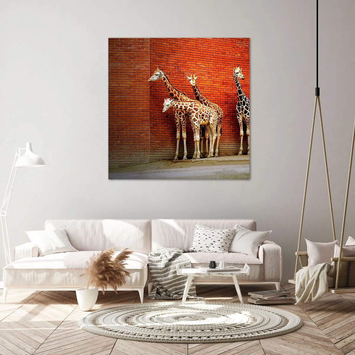 Lærredstryk - Billede på lærred - Kan du se nogen akacie? - 60x60 cm