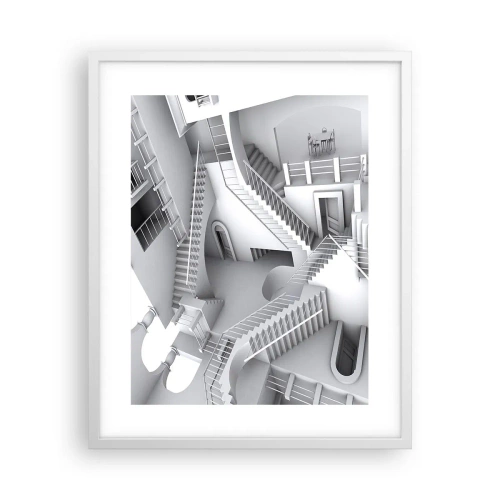 Plakat i hvid ramme - Rummets paradokser - 40x50 cm