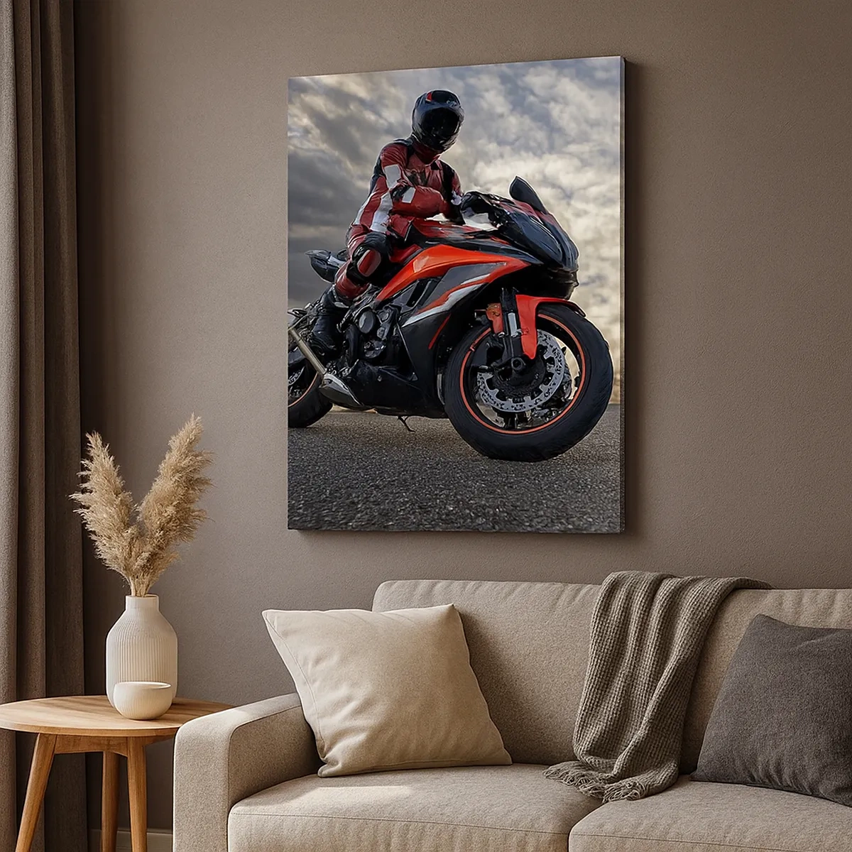 Lærredstryk - Billede på lærred - Tid til kroppen - 50x70 cm