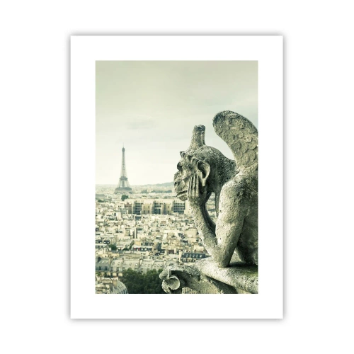 Plakat - Parisisk chat - 30x40 cm