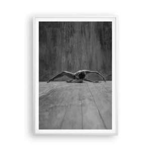 Plakat i hvid ramme - Symmetri fundet - 70x100 cm