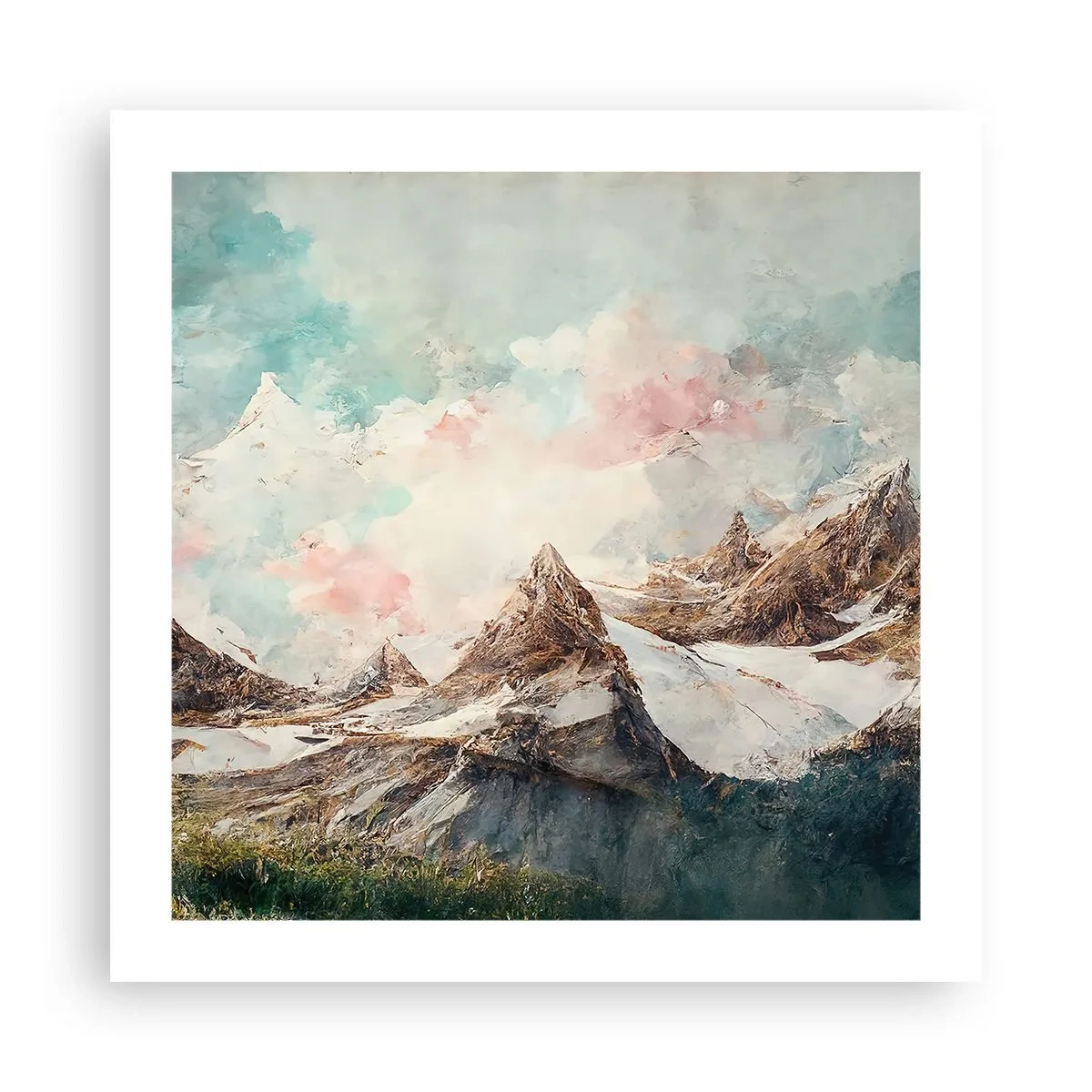 Plakat - Stenede knive - 50x50 cm